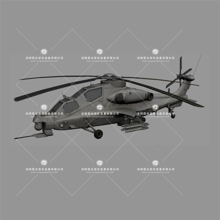 文峰武装直升机3D模型